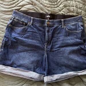 LuLaRoe Dark Blue Jean Shorts